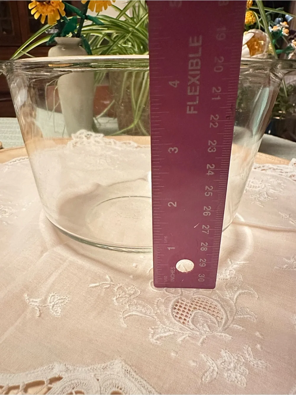 Vintage Pyrex 343 1.5 Qt Glass Casserole Mixing Bowl w/ Handles